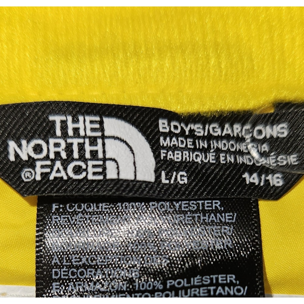 North Face Insulated Pants Snow Ski Yellow Adjustable Boys Youth Large 14 / 16 - Picture 13 of 16